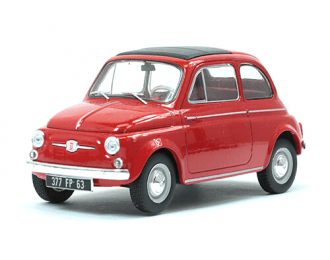 FIAT Nuova 500D 1960, Auto Vintage, red / black