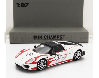 PORSCHE 918 Spyder Salzburg Racing Design №3 Weissachpackage (2015), Red White