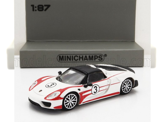 PORSCHE 918 Spyder Salzburg Racing Design №3 Weissachpackage (2015), Red White