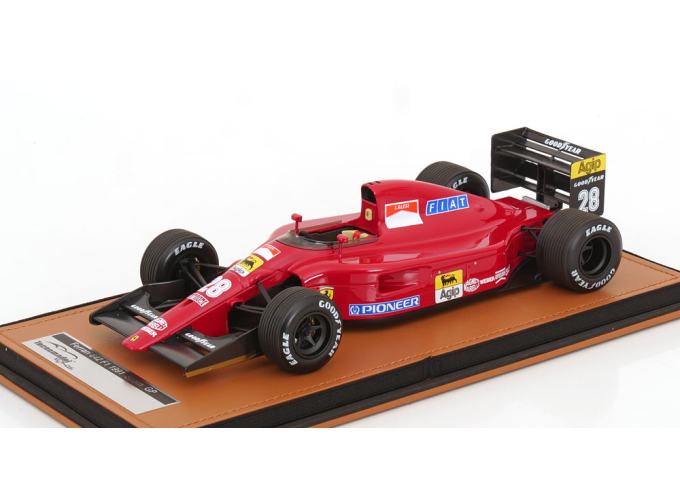 FERRARI F1 642 №28 British Gp With Rain Tires (1991) Jean Alesi, Red Black