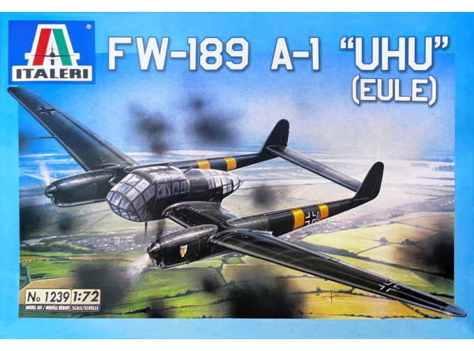 Сборная модель Fw-189 A-1 "Uhu" (Eule)