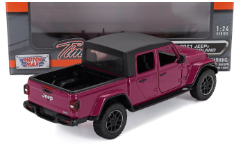 JEEP Gladiator Overland Pick-up Soft-top (2021), Dark Fucsia