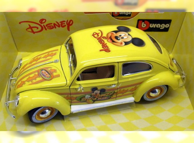 VOLKSWAGEN Kafer Beetle Mickey (cod.2002), yellow