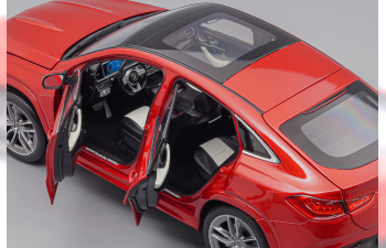 MERCEDES-BENZ GLE Coupe AMG Style 2020 C167, red metallic