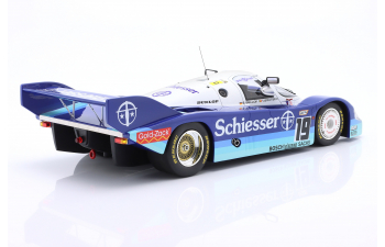 PORSCHE 956b 2.6l Turbo Team Brun Motorsport №19 1000km Spa (1985) Stefan Bellof - Thierry Boutsen, 2 Tone Blue White