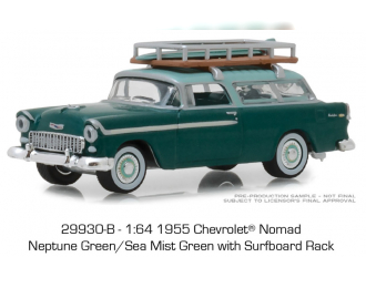 CHEVROLET Nomad с доской для сёрфинга 1955 Sea Mist Green