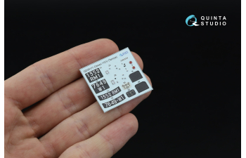 3D Декаль интерьера кабины Citroen 11CV (Tamiya) (с 3D- печатными деталями)