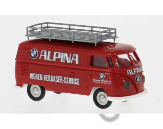 VOLKSWAGEN T1b Kasten Alpina (1960), red