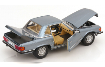 MERCEDES-BENZ 350 SL R107 Hardtop (1977), light blue-metallic