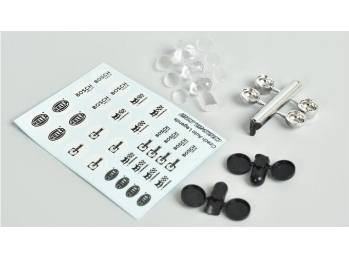 Комплект дополнительных фонарей, белое стекло