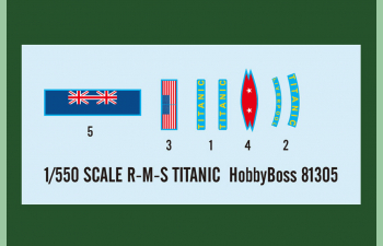 Сборная модель Корабль R.M.S. Titanic (Renew)