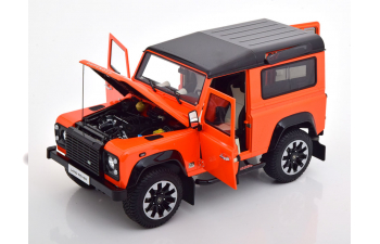 LAND ROVER Defender 90 Works V8 (2018), orange/schwarz