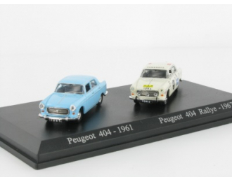 PEUGEOT 404 (1961)- / PEUGEOT 404 Rallye (1967) из серии Age d'or des Voitures Francaises (L')