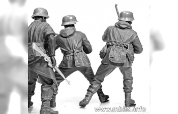Сборная модель Немецкая пехота в Западной Европе, 194-1945 гг.