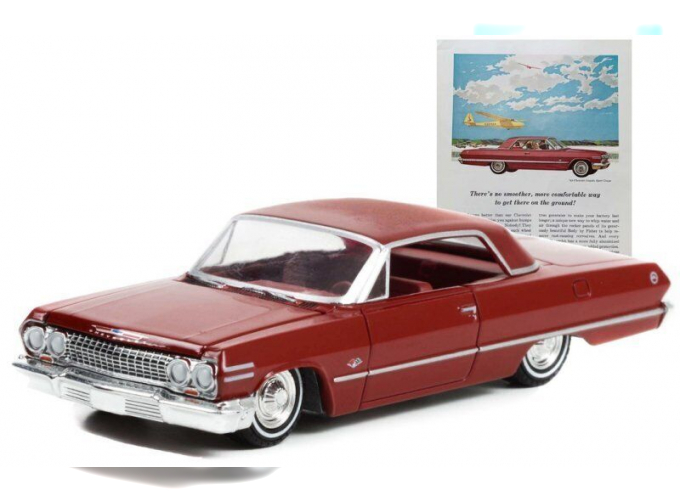 CHEVROLET Impala Sport Coupe "There’s No Smoother, More Comfortable Way To Get There On The Ground!" (1963)