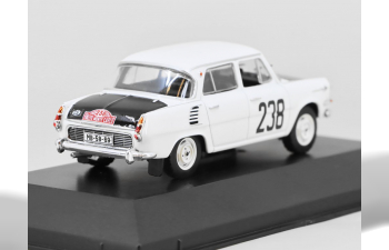 SKODA 1000MB Rallye Automobile Monte-Carlo №238 V. Bobek / V. Rieger (1968), white