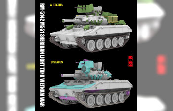 Сборная модель M551 Light Tank SHERIDAN Vietnam War