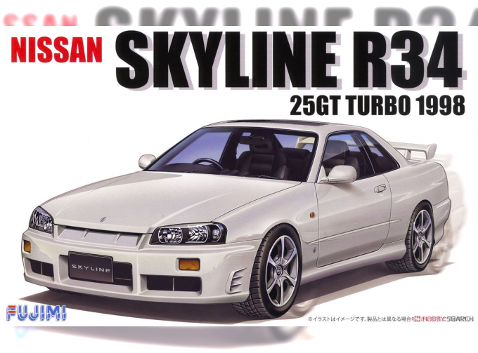 Сборная модель Nissan Skyline R34 25GT Turbo 1998