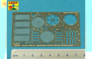 Grilles for Panther, Ausf.G & Jagdpnther, Ausf.G2–late models (Takom)