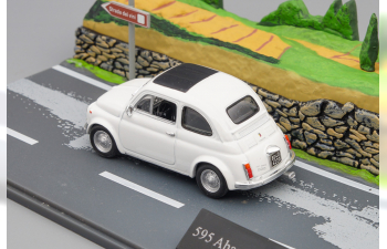 Диорама FIAT 595 Abarth II Serie, white