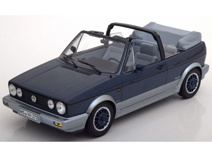 VOLKSWAGEN Golf I Cabriolet "Bel Air" (1992), blue metallic