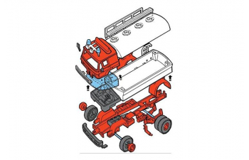 Сборная модель LIAZ 110.470 Petrol автоцистерна