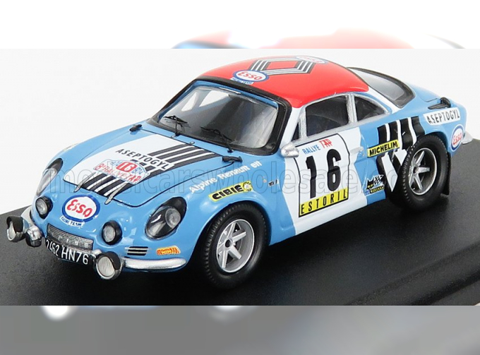 RENAULT Alpine A110 №16 Rally Tap (1974) B.Neyret - E.Vanoni, Light Blue White Red