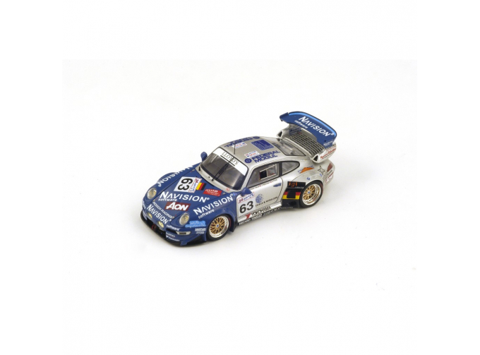 Porsche 911 GT2 No.63 Le Mans H.Haupt - H.Price (1999), blue / white