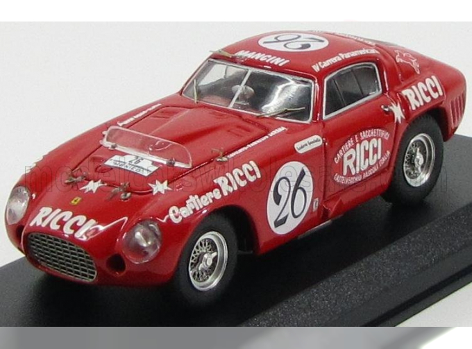 FERRARI 375mm N26 Rally Carrera Panamericana (1953) Serena - Mancini, Red