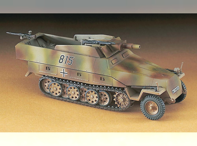 Сборная модель Полугусеничный Бтр Sd.Kfz 251/9 Stummel с 75-мм орудием