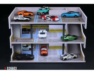Diorama Japan parking building C, various