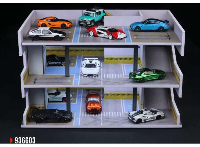 Diorama Japan parking building C, various