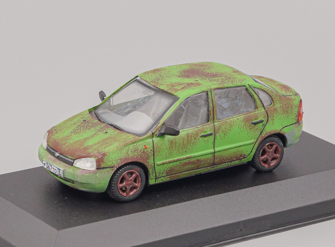 Lada Kalina, зеленый