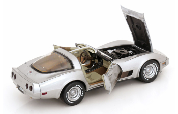 CHEVROLET Corvette (1982), silver black
