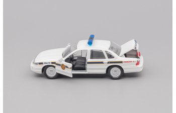 FORD Crown Victoria Jackson Police, white