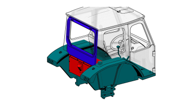 Сборная модель Трактор ЮМЗ-6Л фото версия с задней стенкой для экскаватора