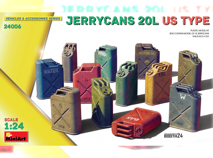 Сборная модель Jerrycans 20l Usa Type 1942