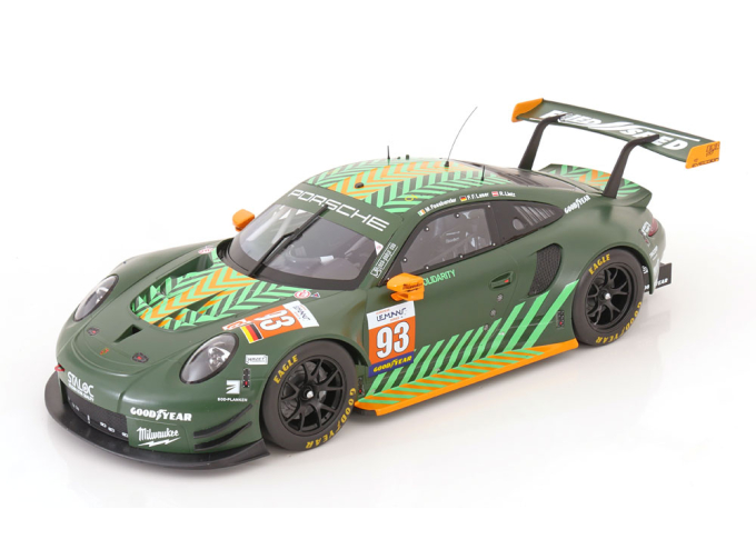 PORSCHE 911 RSR #93 Porsche 911 RSR #93 ELMS Proton Competition (2020), black/green