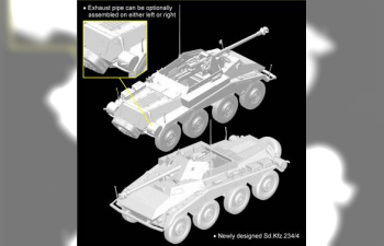 Сборная модель Sd.Kfz.234/4 PANZERSPAHWAGEN (PREMIUM EDITION)