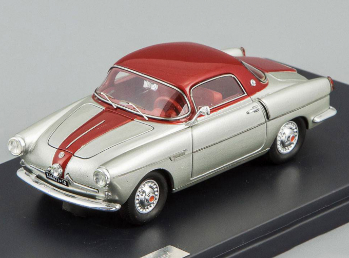 FIAT 600 Viotti Coupe (1959), silver / red