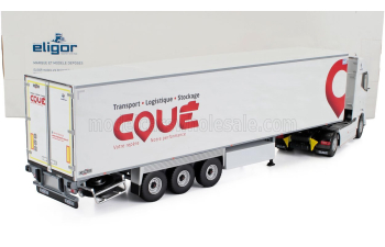 DAF Xg Truck Semi-frigo Coue Transports (2021), White Red