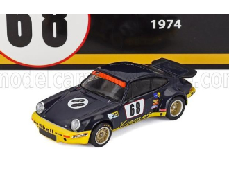PORSCHE 911 Carrera Rsr 3.0l Coupe Team Samson Kremer Racing №68 24h Le Mans (1974) Hans Heyer - Erwin Kremer - Paul Keller, Blue Yellow
