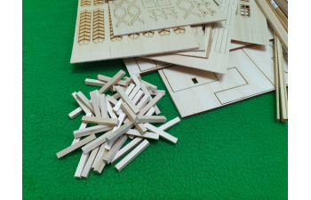 Сборная модель Деревянные часы "Башня Времени"