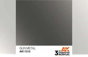 Краска акриловая 3rd Generation Gun Metal 17ml