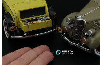 3D Декаль Автомобильные номера США, северо-восточные штаты, 1910-1940 (для всех моделей) (на метал. основании)