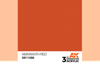 Краска акриловая 3rd Generation Amaranth Red 17ml