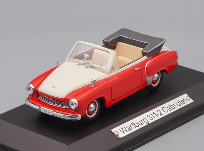 WARTBURG 311-2 Cabriolet 1958 Red/White