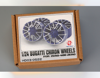 Набор для доработки - Диски Bugatti Chiron Wheels для моделей Zero-400-Zero (Decal+Resin Wheels)