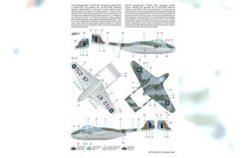 Сборная модель DH.100 Vampire Mk.I 'RAF, RAAF and Armee de l'Air'