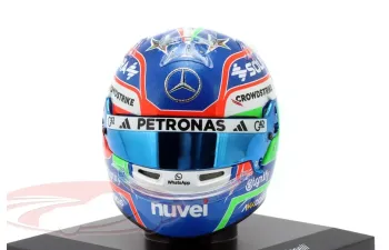 MINI HELMET MERCEDES-BENZ AMG PETRONAS F1 Team, Kimi Antonelli, E, ilia Romagna GP (2025)